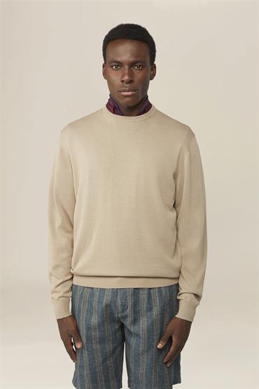 BASIC KNIT ROUNDNECK SAND