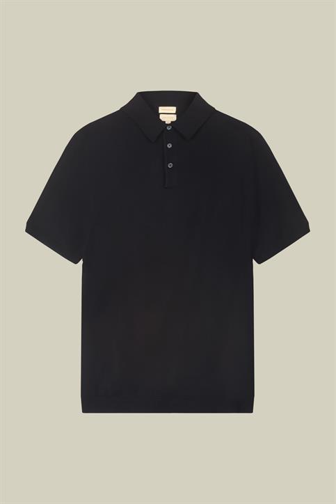 KNITTED POLO S/S
