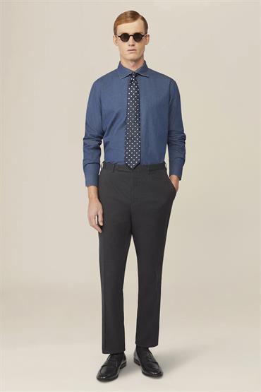 TROUSERS WITH SINGLE PLEATS