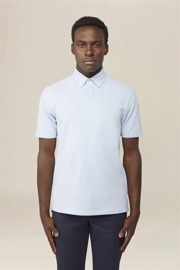 SHORT SLEEVES POLO LT SKY