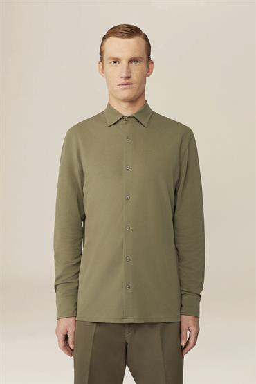 LONG SLEEVES POLO SHIRT OLIVE GREEN