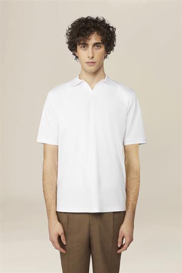 DERBY COLLAR POLO WHITE