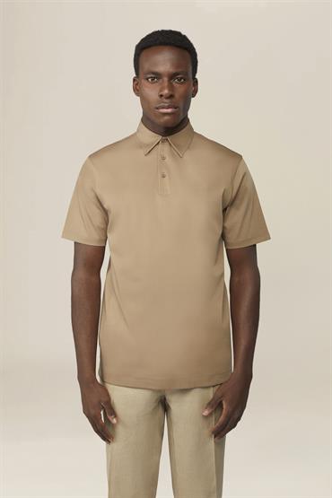SHORT SLEEVES POLO BEIGE