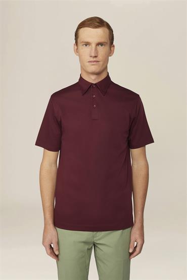 SHORT SLEEVES POLO WINE