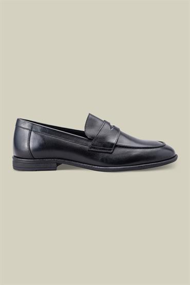 LEATHER LOAFER DK BLUE