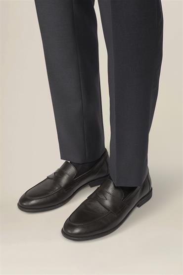 LEATHER LOAFER DK BROWN