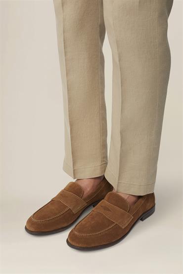 SUEDE LOAFER BEIGE
