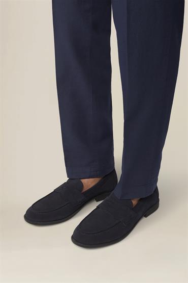 SUEDE LOAFER DK BLUE